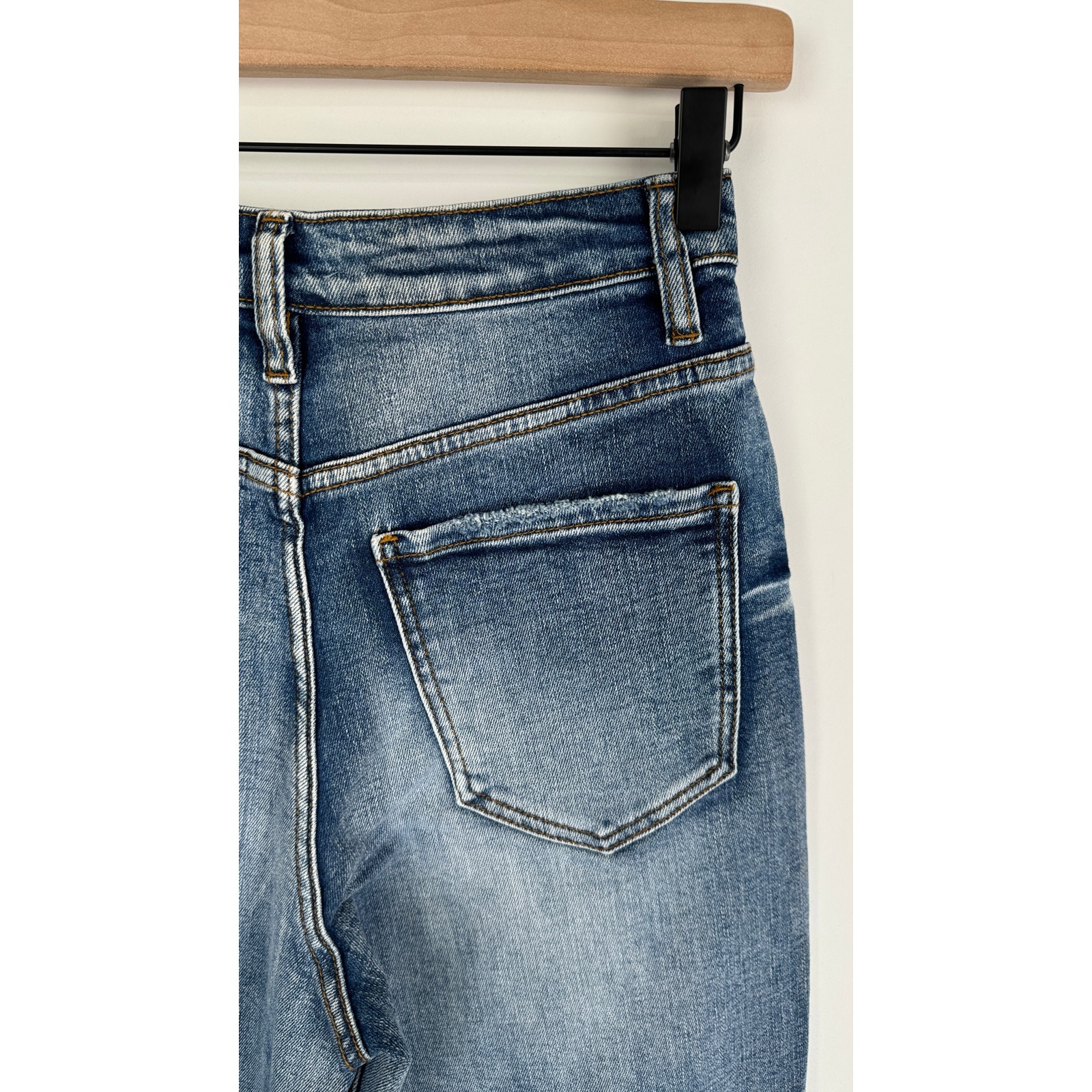 Lattelier Straight Leg High Rise Denim Jeans Womens Small Blue New — image 8 of 8